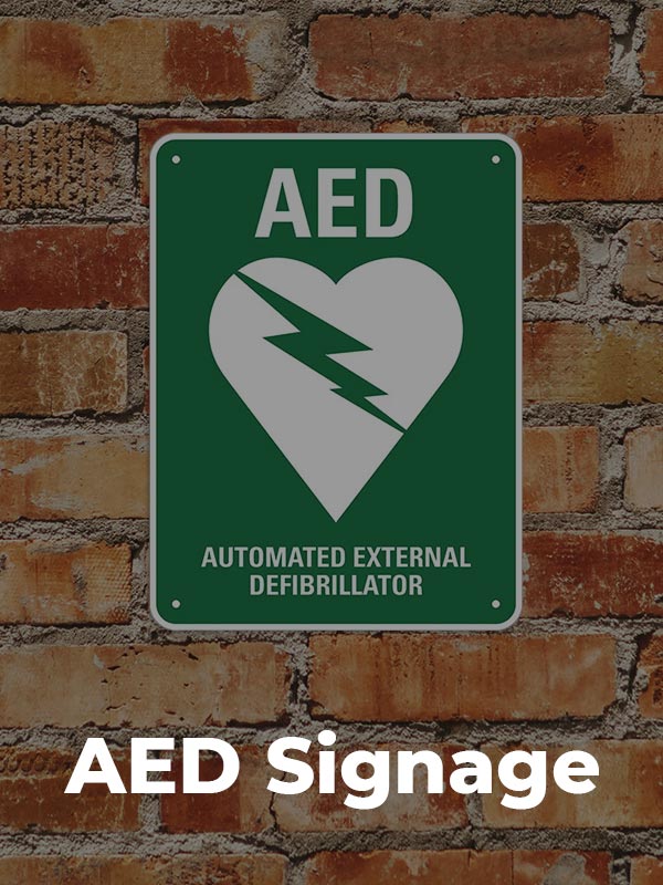heartsaver products aed signage