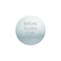Replacement glass panel for Break Glass Key Container